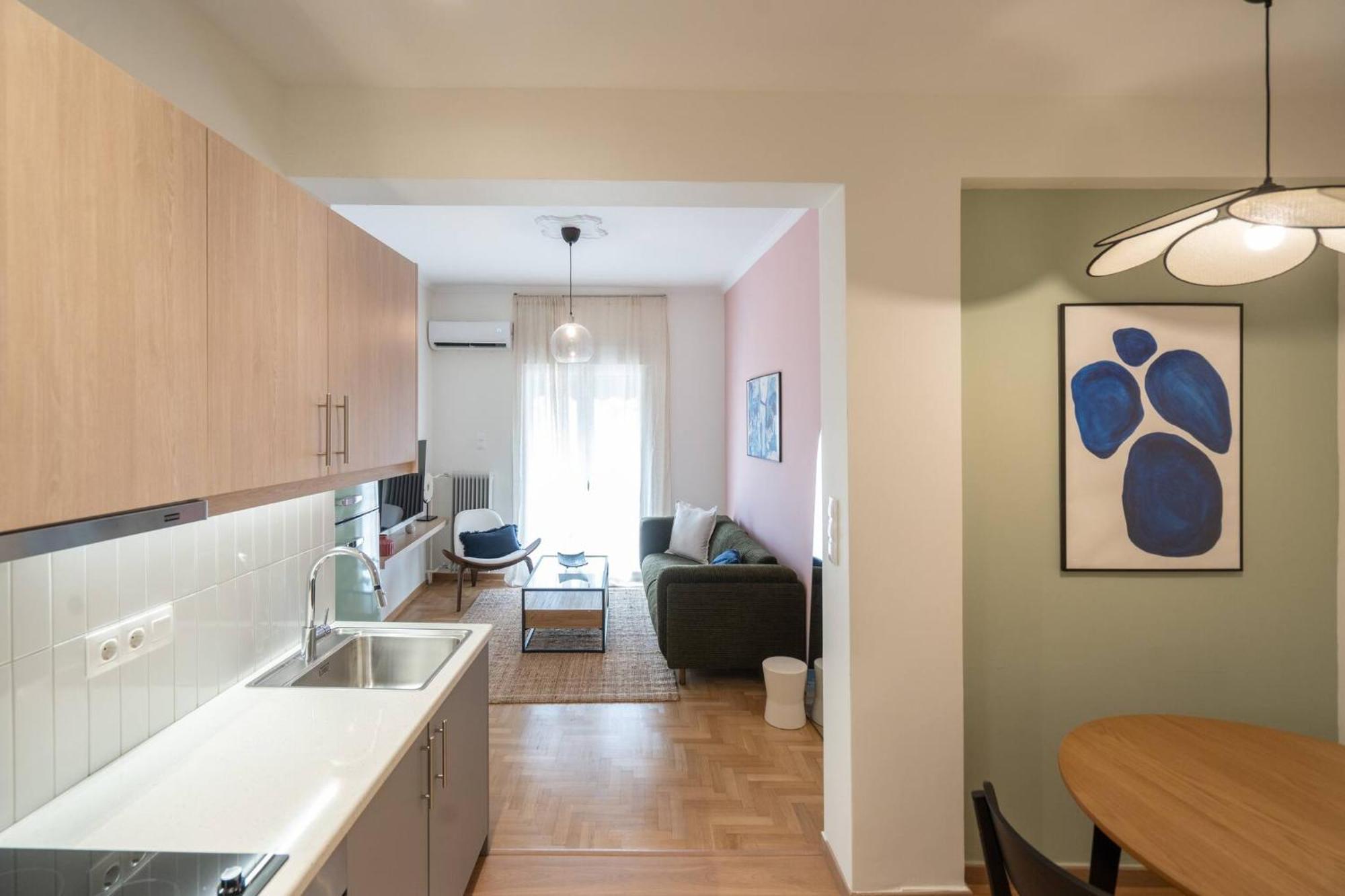 אתונה 1Br Stylish Thiseio Charm מראה חיצוני תמונה